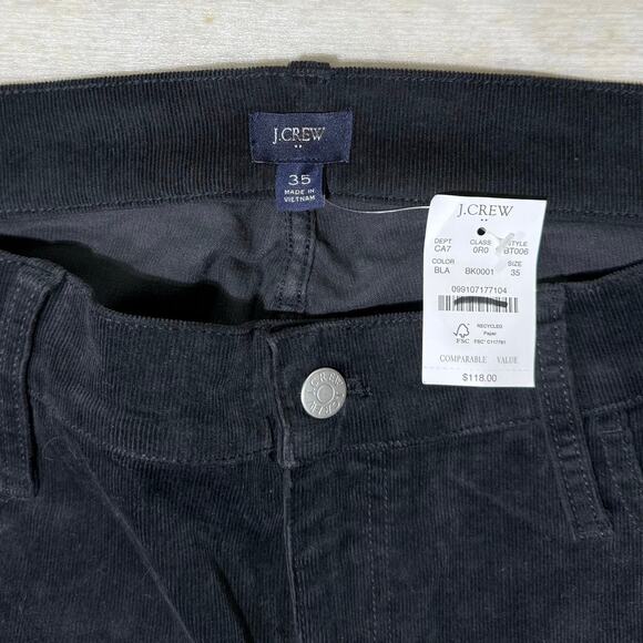 NWT J. Crew Corduroy Full-Length Essential Straight Pant Size 35 - Picture 6 of 7
